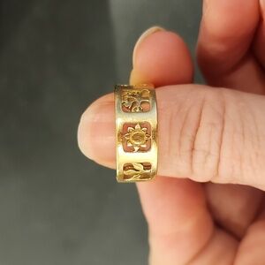 James Avery Retired 14k Yellow Gold Four Seasons Ring size 7